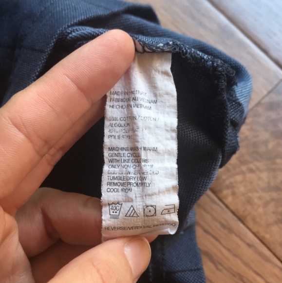 Van heusen navy checked polo - Picture 5 of 6